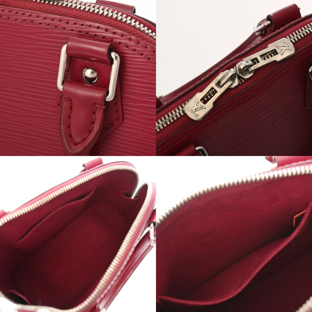 LOUIS VUITTON Alma Bag Fuchsia Pink Epi Leather Handbag - Picture 9 of 10